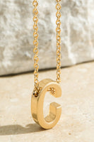 Initial Pendant Necklace