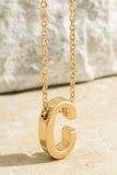 Initial Pendant Necklace
