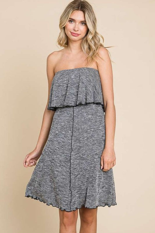 Flare Tube Mini Dress Millie and Joy Flare Tube Mini Dress Millie and Joy