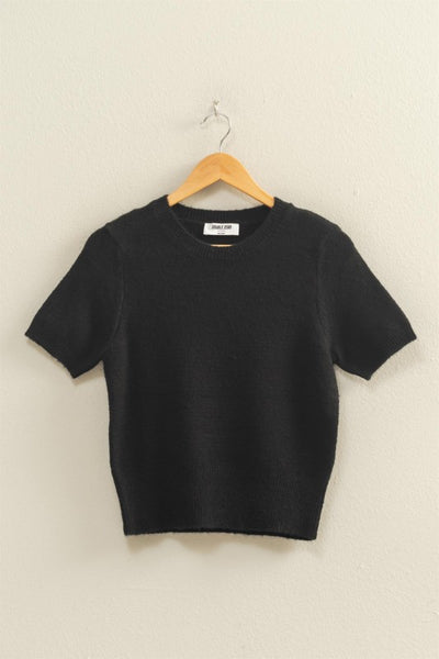 Short Sleeve Sweater Top