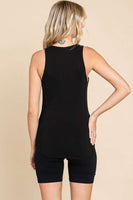 Mini Notch Merrow Stitch Tank
