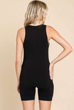 Mini Notch Merrow Stitch Tank