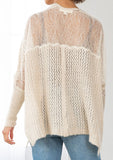 Lace back Cardi