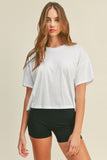 Featherweight boxy Crop
