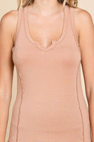 Mini Notch Merrow Stitch Tank