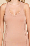 Mini Notch Merrow Stitch Tank