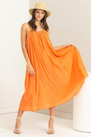 MY MOMENT TIE-BACK MAXI DRESS