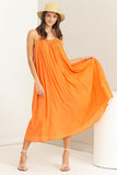 MY MOMENT TIE-BACK MAXI DRESS