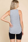 Mini Notch Merrow Stitch Tank