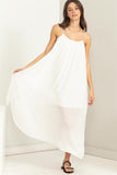 MY MOMENT TIE-BACK MAXI DRESS