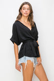 Sweet Embrace Wrap Blouse