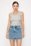 Denim Mini Skirt