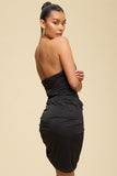 Halter Asymmetric Dress