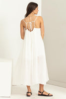 MY MOMENT TIE-BACK MAXI DRESS