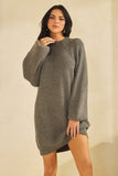 Sweater Long Sleeve Mini Dress