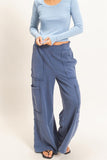 Mineral Wash Cargo Pocket Sweats