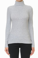 Sleek ribbed turtleneck