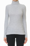 Sleek ribbed turtleneck