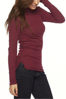Sleek ribbed turtleneck