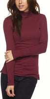 Sleek ribbed turtleneck