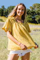 The Regina Ruffle Eyelet Top