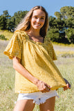 The Regina Ruffle Eyelet Top