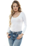 Round neck bodysuit