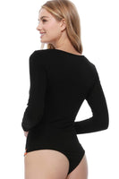 Round neck bodysuit
