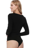 Round neck bodysuit