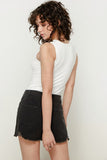 Ribbed Scoop Neck Bodysuit