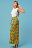 Neon Chevron Maxi