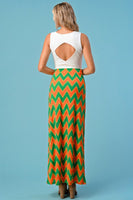 Neon Chevron Maxi