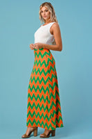Neon Chevron Maxi