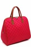 Oversized Quilted Top Handle bag