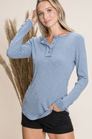 Plus l/s henley top