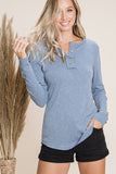 Plus l/s henley top