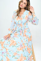 Floral Maxi Statement Dress