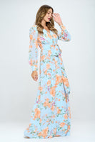 Floral Maxi Statement Dress