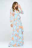 Floral Maxi Statement Dress