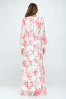 Floral Maxi Statement Dress