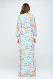 Floral Maxi Statement Dress
