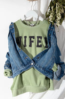 Wifey Glitter Sweatshirt
