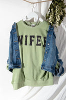 Wifey Glitter Sweatshirt
