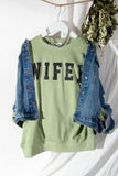 Wifey Glitter Sweatshirt