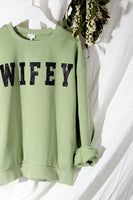 Wifey Glitter Sweatshirt