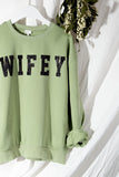 Wifey Glitter Sweatshirt