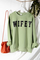 Wifey Glitter Sweatshirt