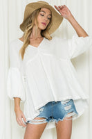 Free Flowing Gauze Top