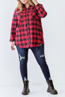 Plus Buffalo Plaid Button Up