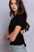 Simple Open Back Tee